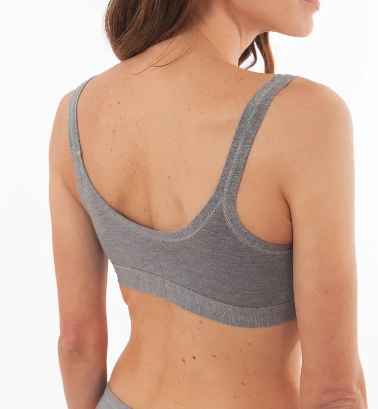 Casagin reggiseno coppa senza elastico Tencel nero
