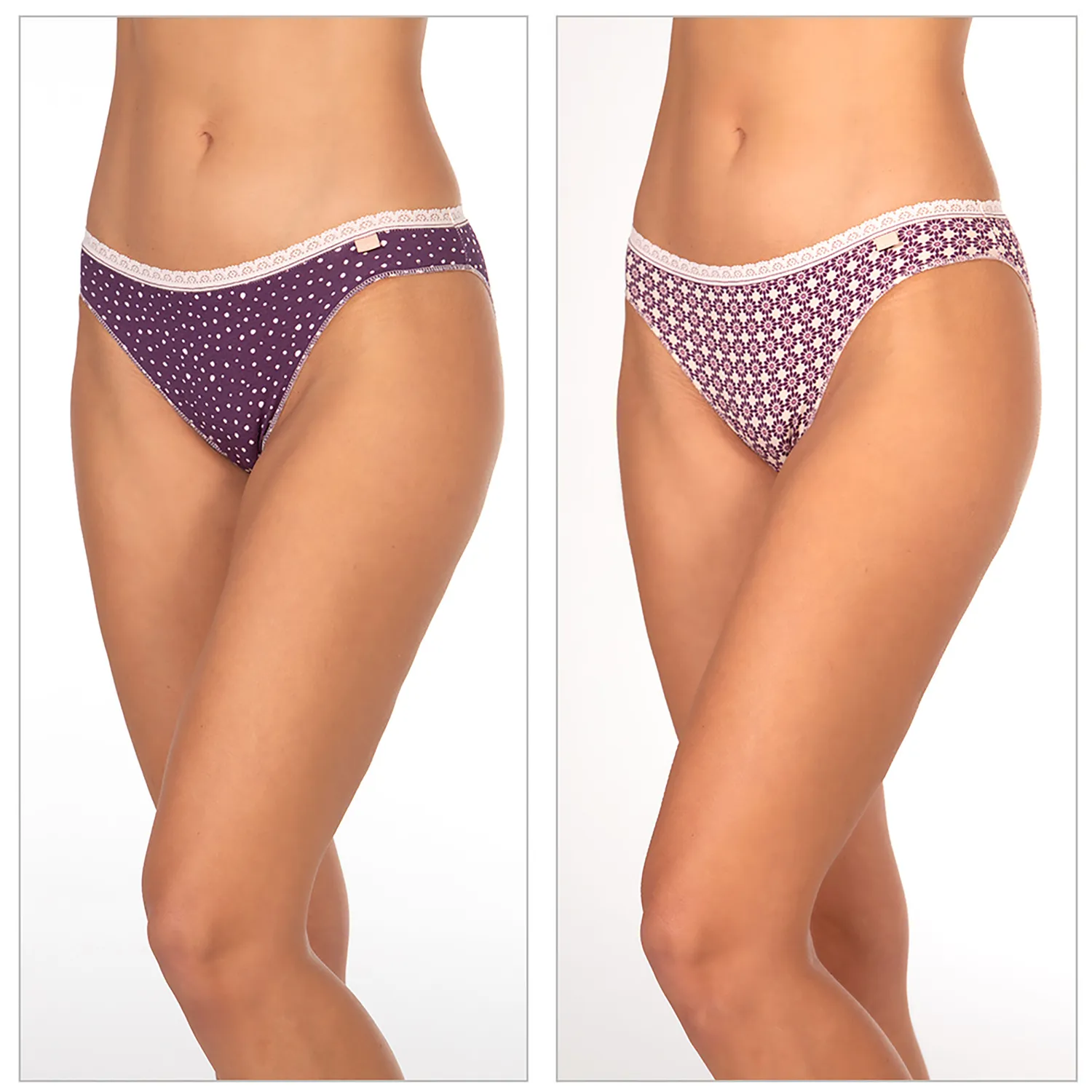 Janira Grape Flow mini slip 2 pezzi cotone
