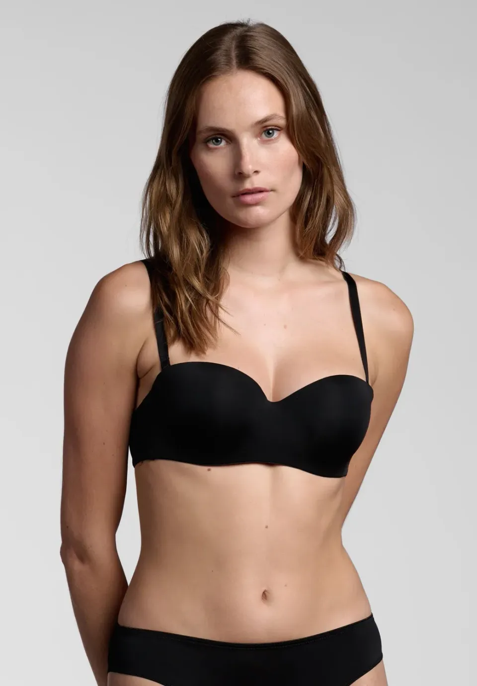 Lepel Elegance fascia imbottita reggiseno nero con ferretto