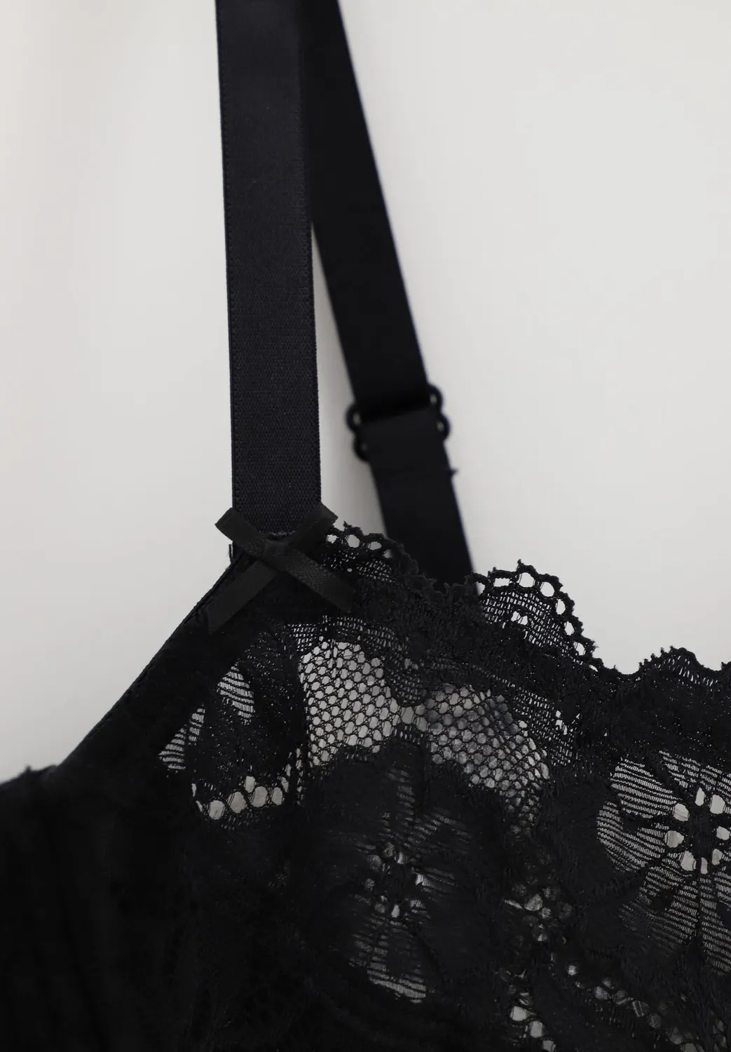 Lepel Belseno Pizzo 251 reggiseno balconcino nero pizzo
