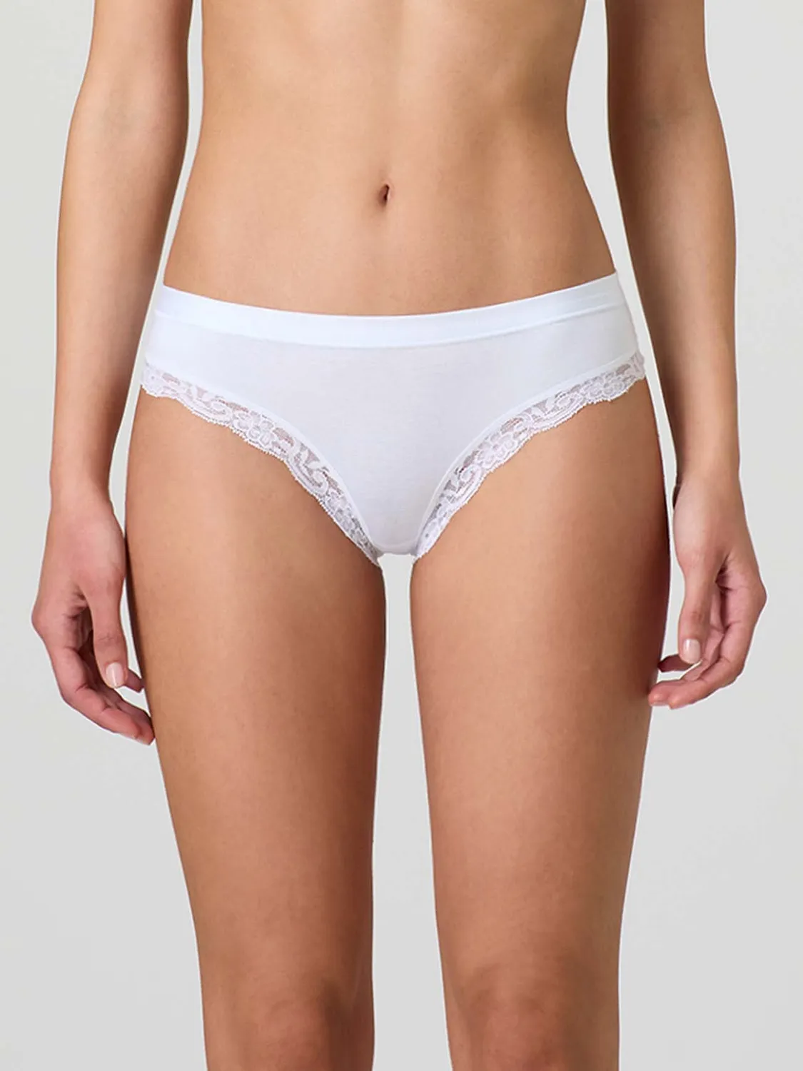 Jadea Basic 518 slip cotone modal pizzo