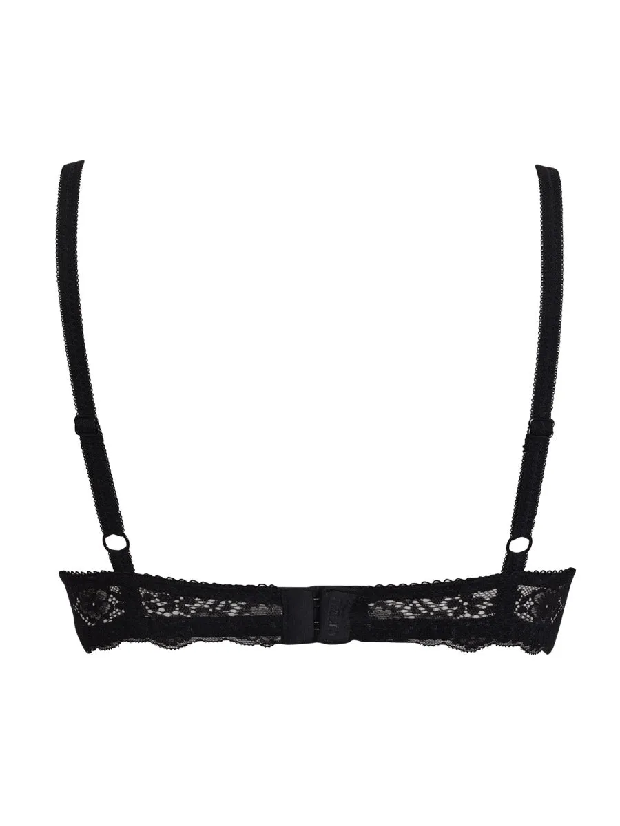 Si'èLei Allure 2672 reggiseno francese nero in pizzo