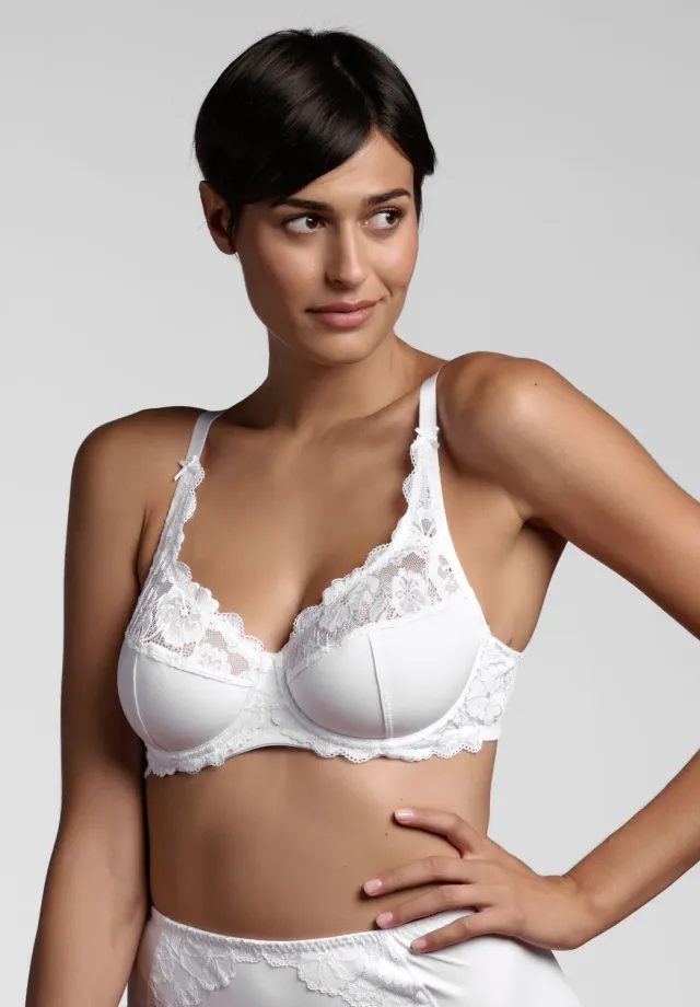 Lepel Belseno Pizzo 255 balconcino con ferretto bianco cotone