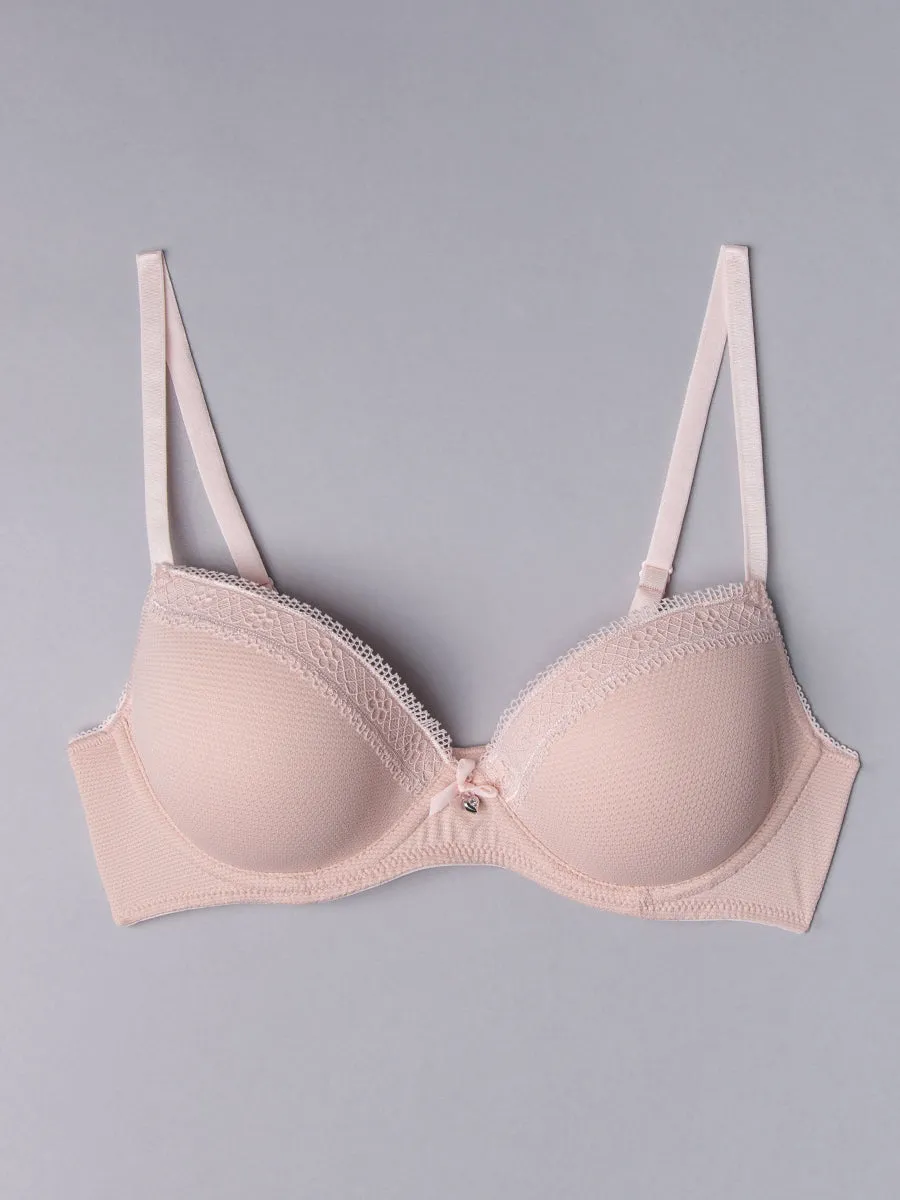 SièLei Darling 1882 reggiseno imbottito cipria jacquard
