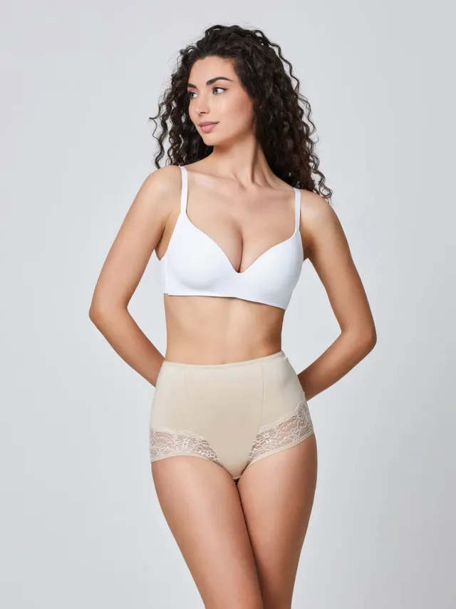 Jadea Basic 06 culotte cotone elasticizzato pizzo