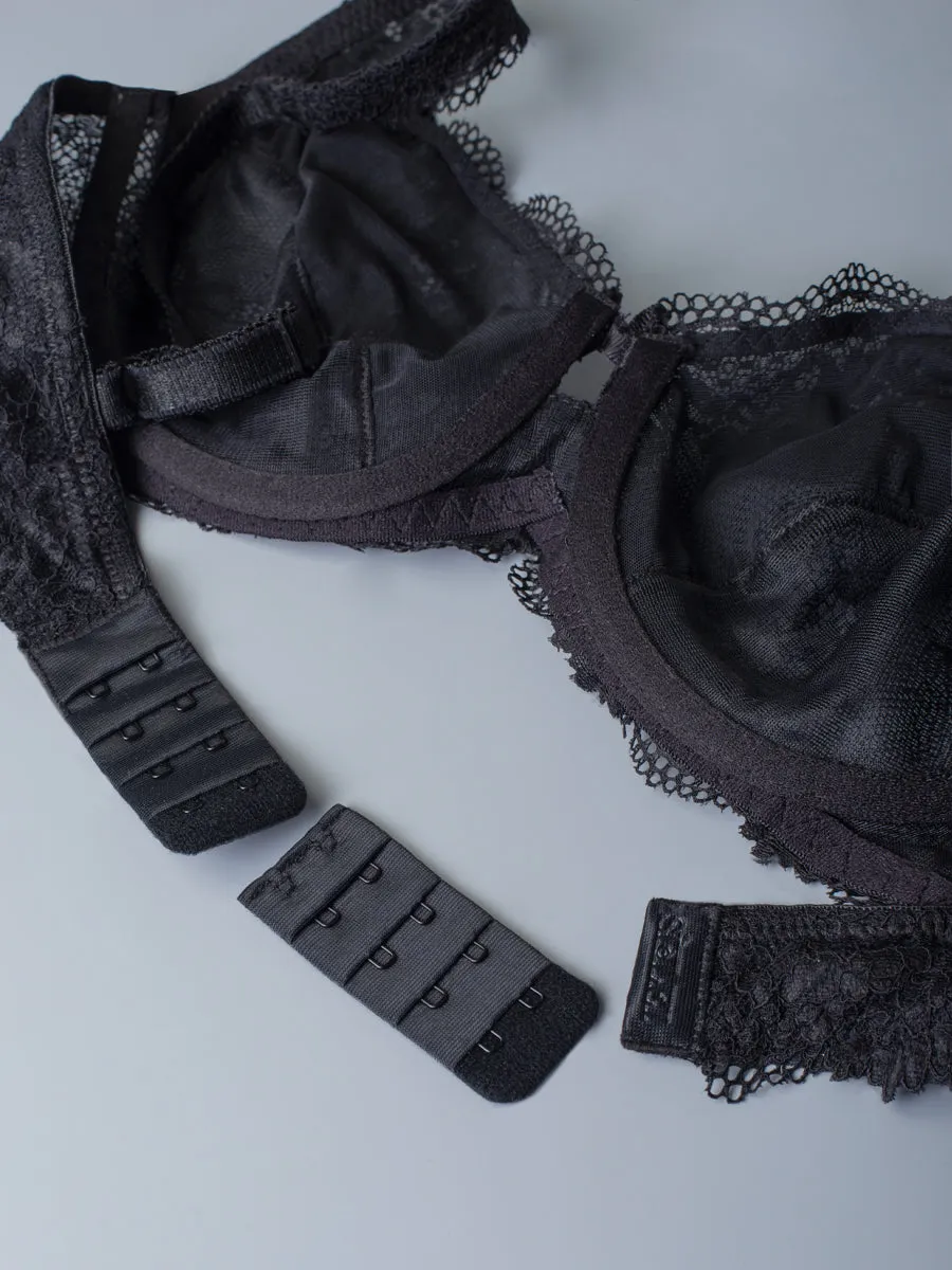 Si'èLei Wonder Lace 2442 reggiseno francese nero in pizzo