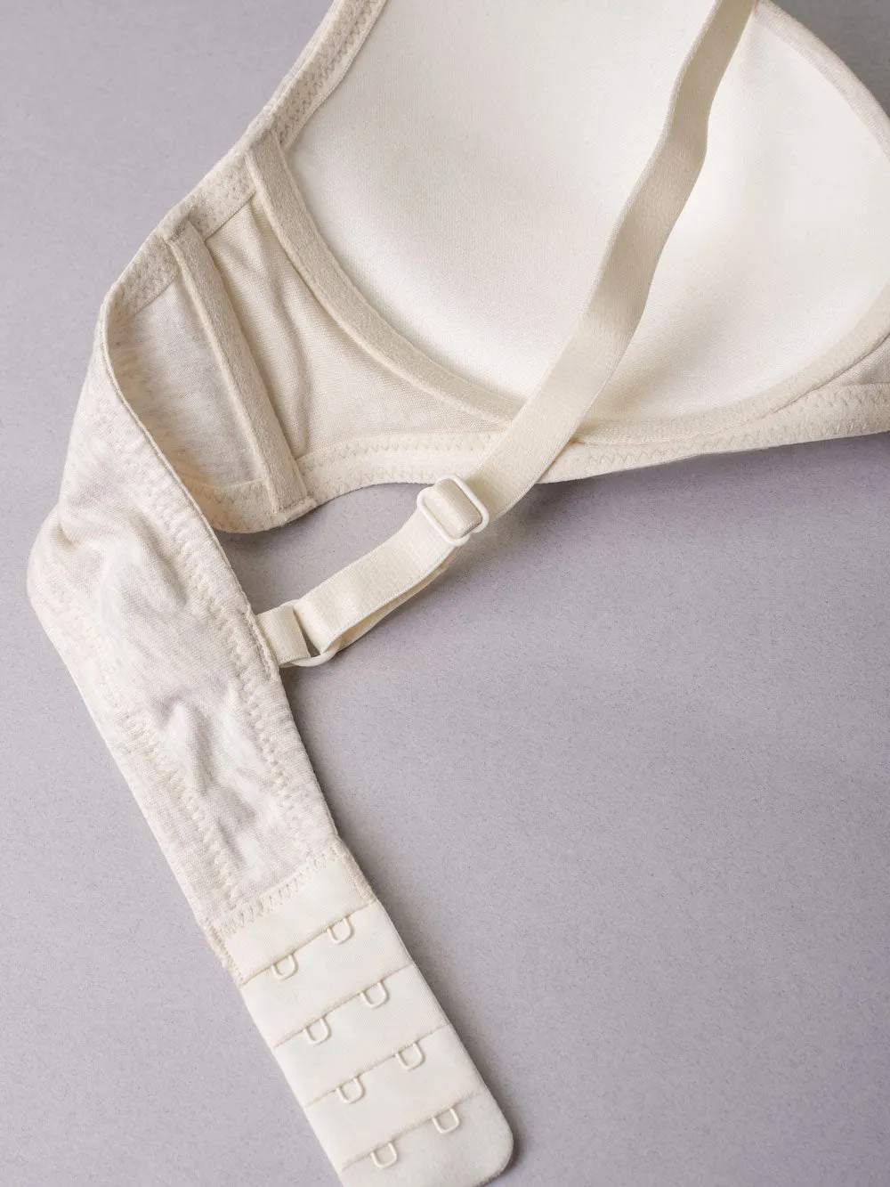 Si'èLei Natural Cotton 1456 Reggiseno Ecru Senza Ferretto