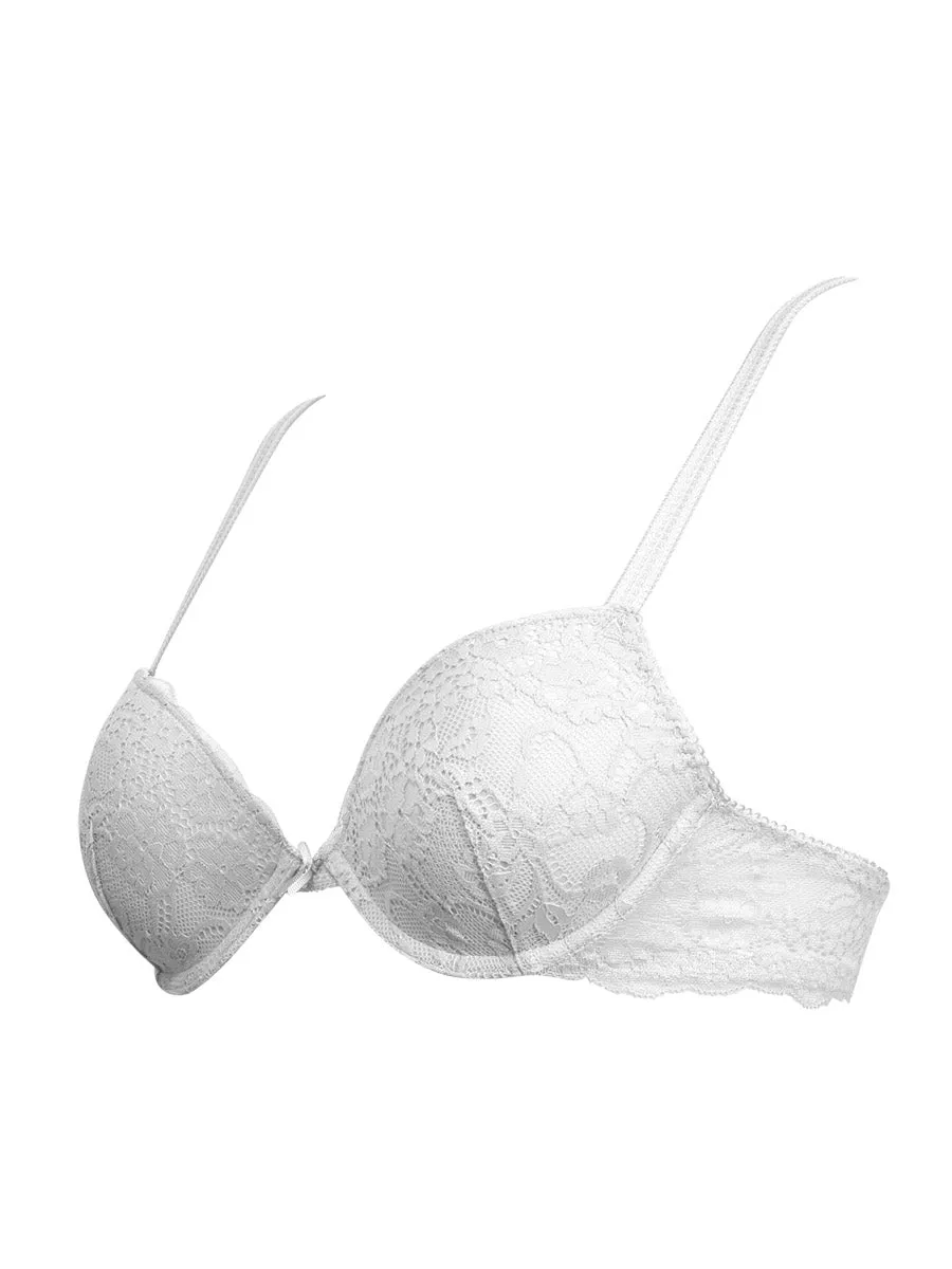 SièLei Allure 2674 Reggiseno Push-Up Bianco in Pizzo Gel