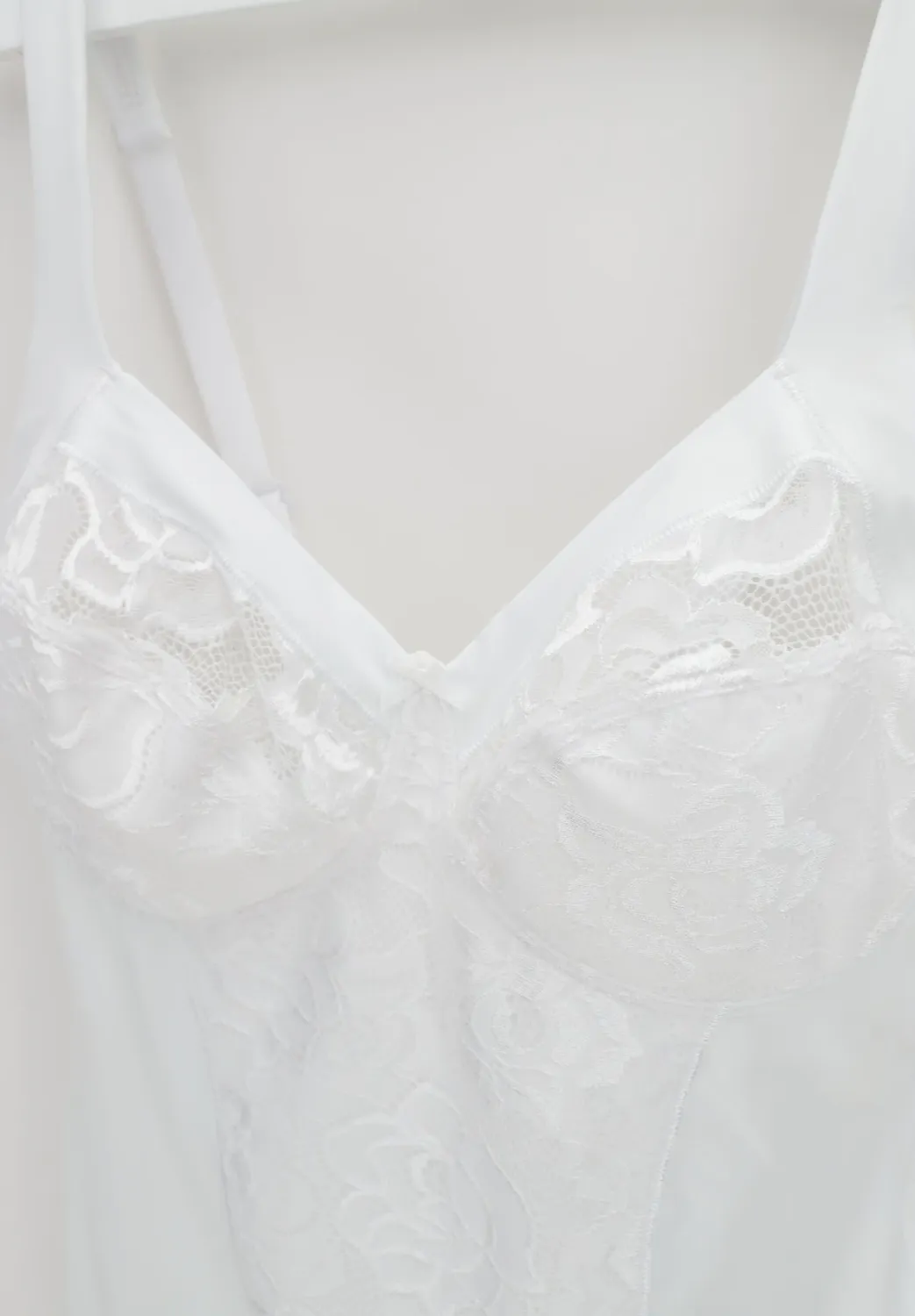 Lepel Belseno Dolcepizzo 234 body senza ferretto bianco pizzo