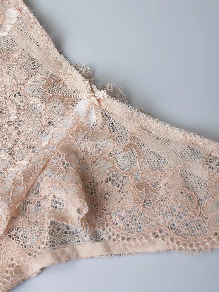 Si'èLei 2457 Brasiliana Slip in Pizzo Cipria