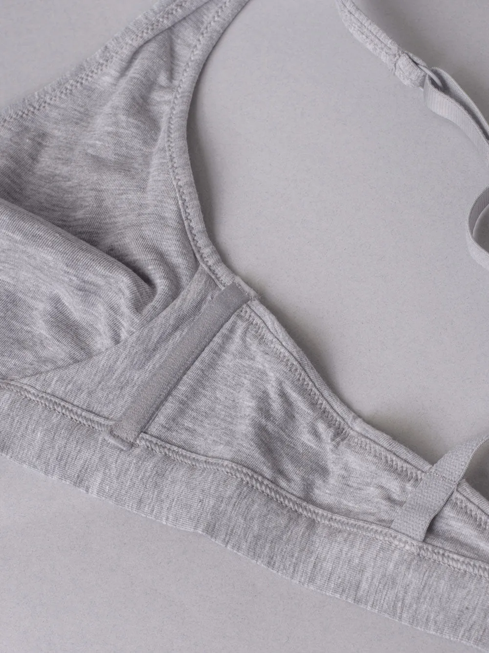 SièLei Natural Cotton 1454 reggiseno triangolo grigio cotone bio