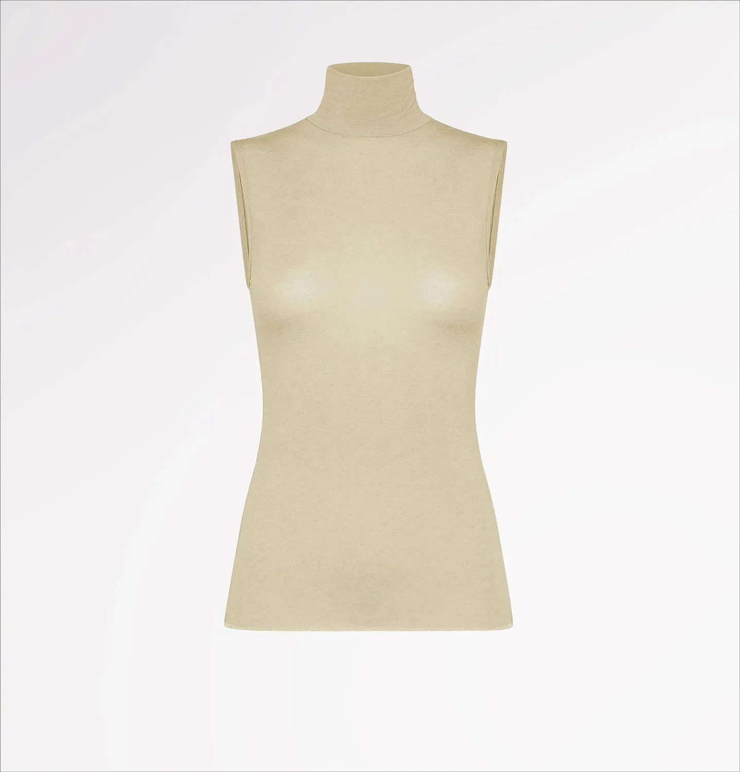 Casagin Lupetto Smanicato TENCEL Cashmere Conchiglia S-M