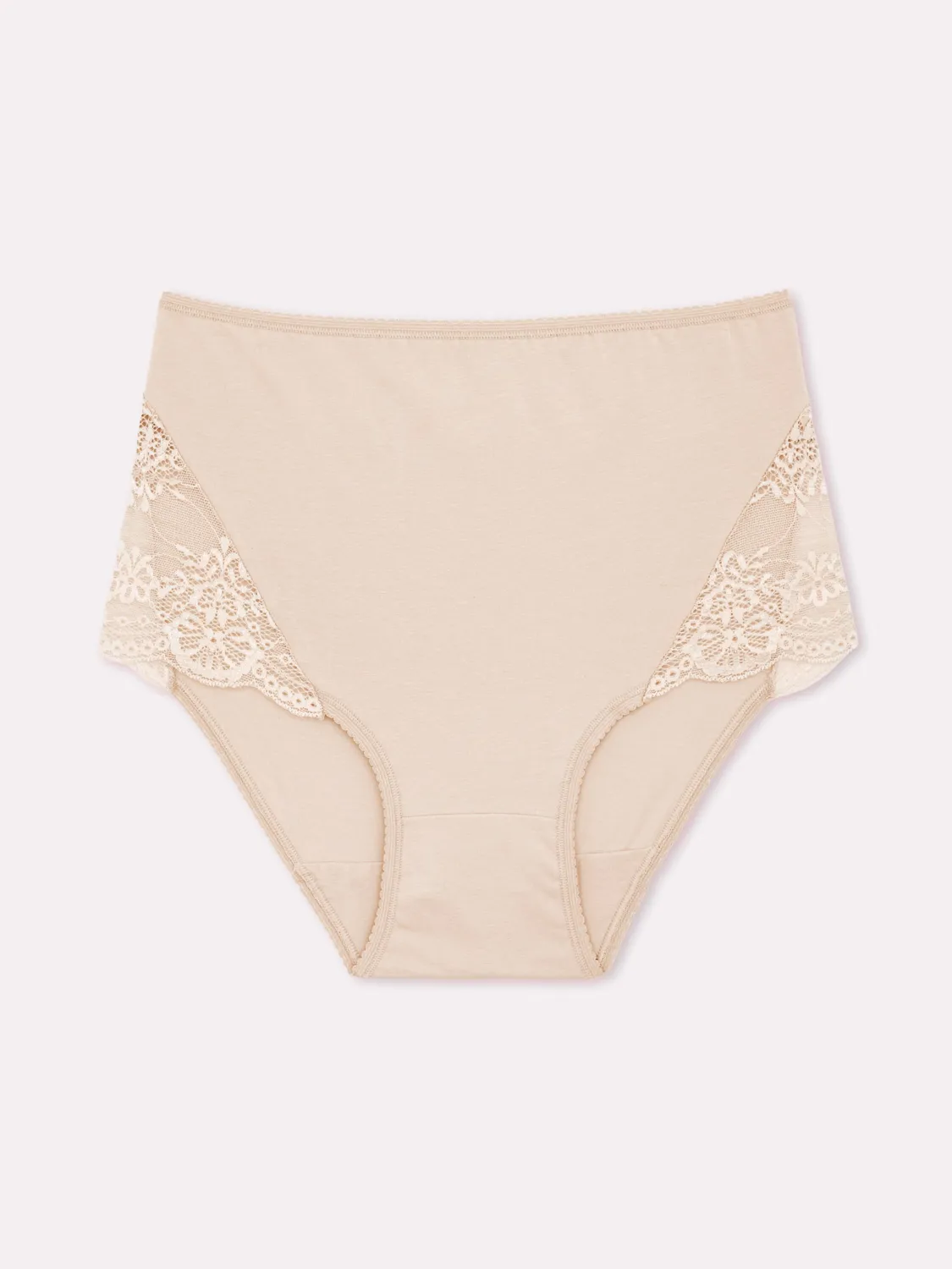 Jadea Basic 07 culotte cotone elasticizzato pizzo nero