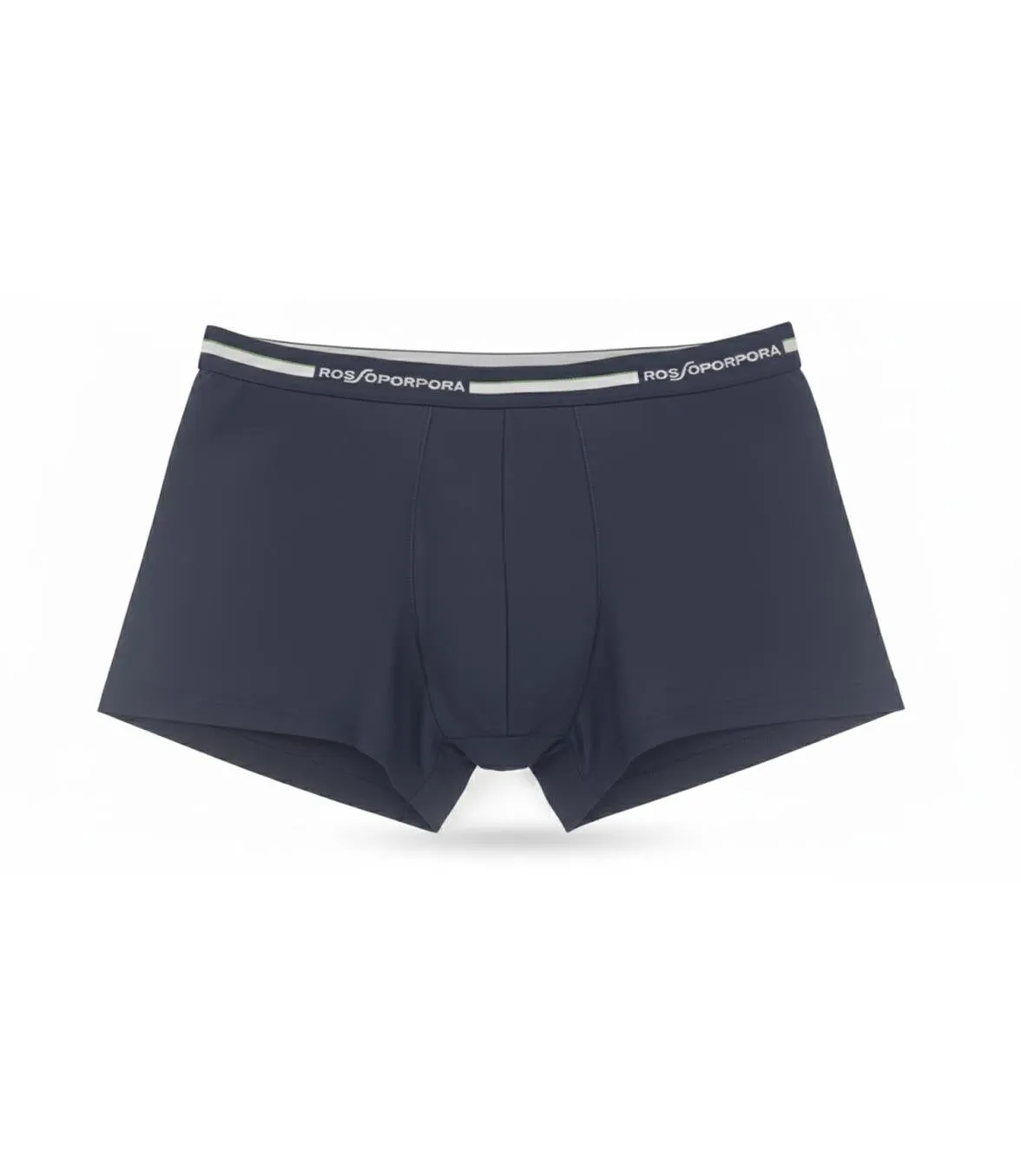 Rossoporpora boxer uomo cotone elastico logato nero
