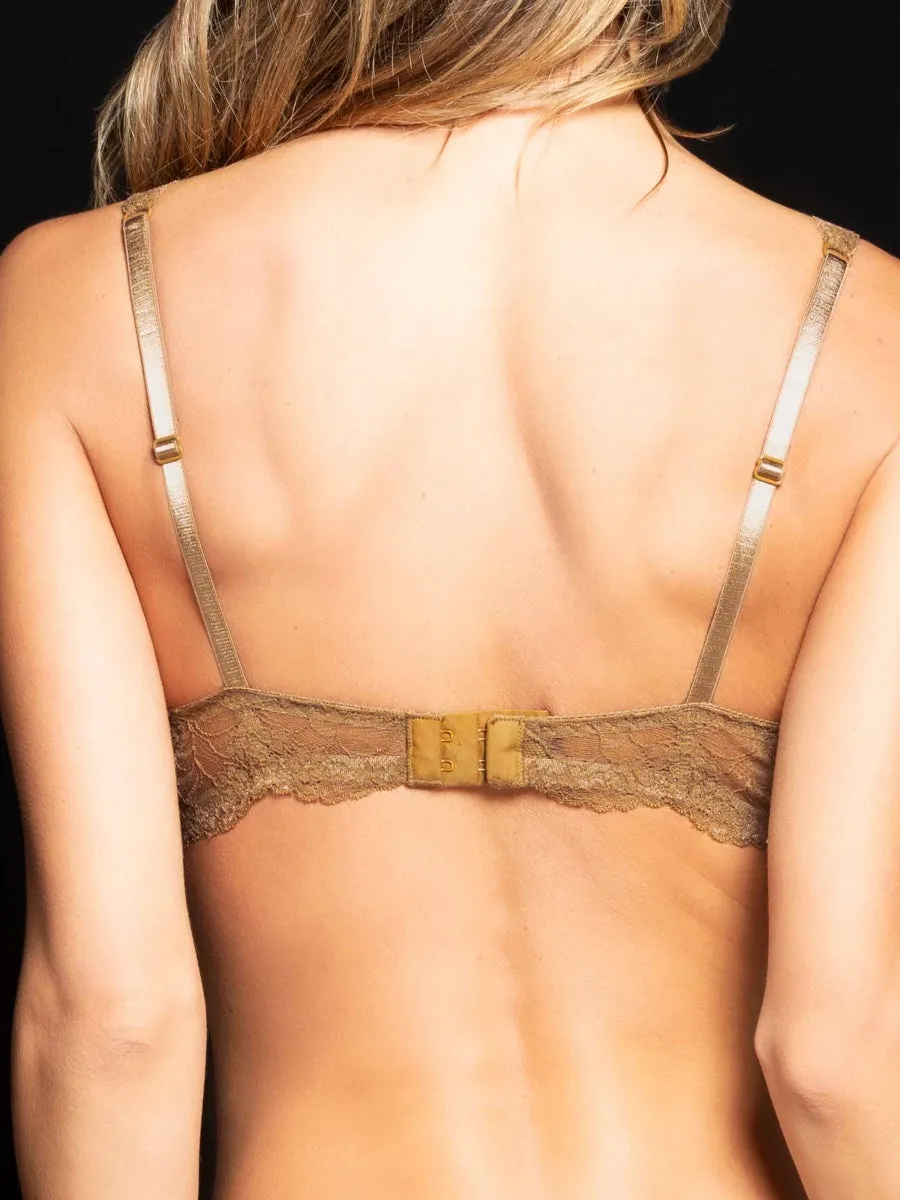 Si'èLei Only Lace 8046 reggiseno caramello senza ferretto