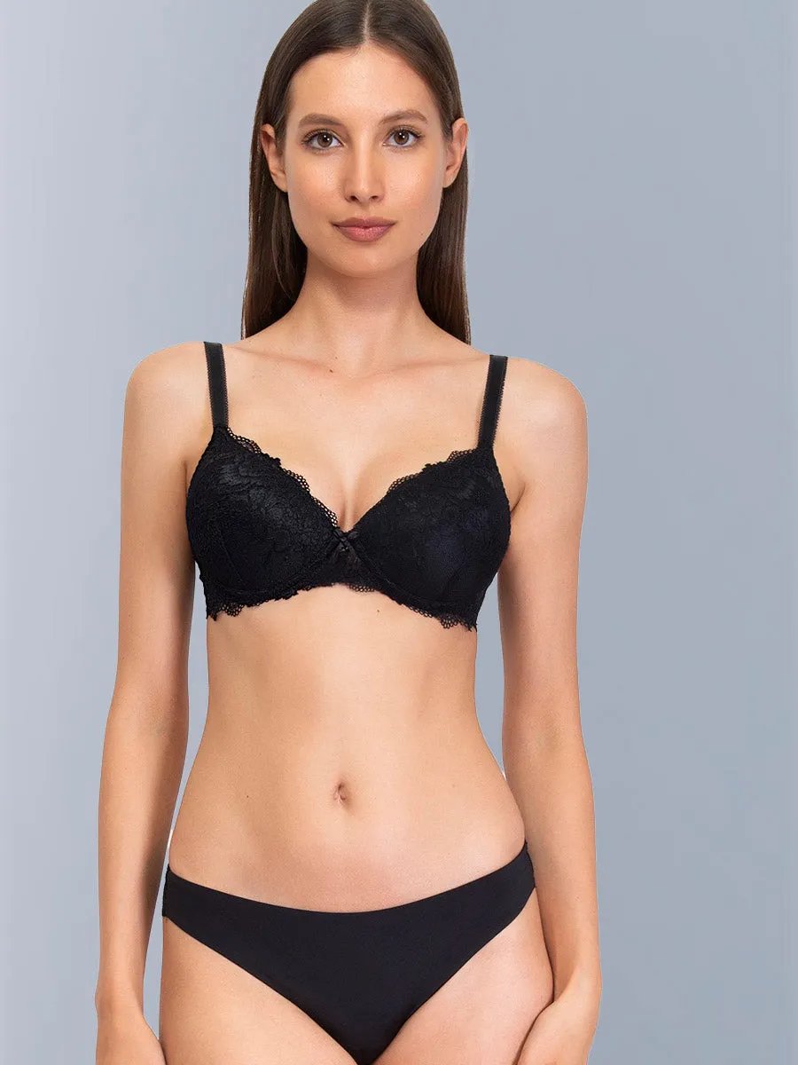 Si'èLei Wonder Lace 2446 reggiseno NERO in pizzo