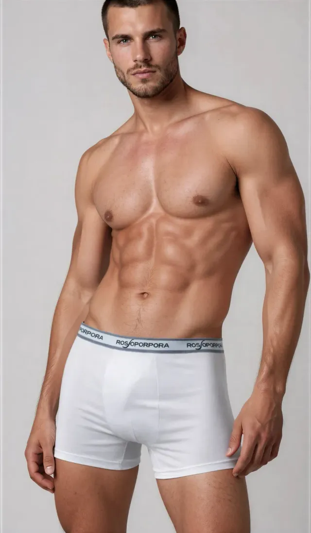 Rossoporpora Gigi Boxer Uomo Elastico Esterno 3 Pezzi