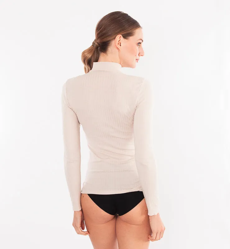 Casagin Tencel Cashmere Lupetto Nero scollo V caldo