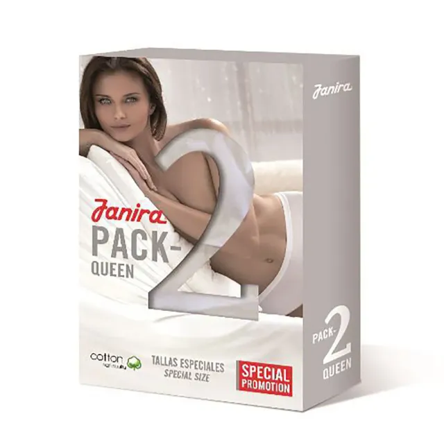 Janira Esencial Pack-2 Mini-Bond mini slip cotone 2 pz