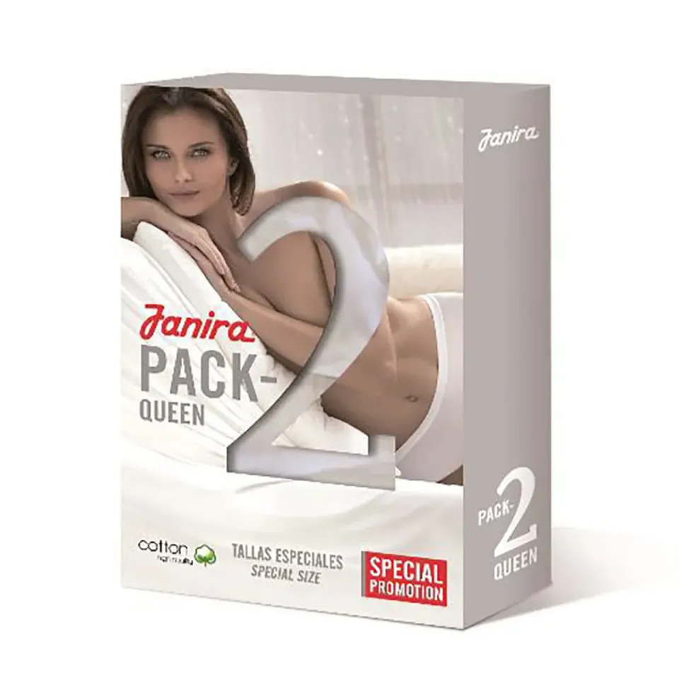 Janira Esencial Pack-2 Mini-Bond mini slip cotone 2 pz