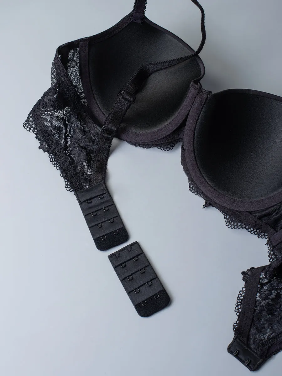 Si'èLei Wonder Lace 2452 reggiseno imbottito pizzo nero