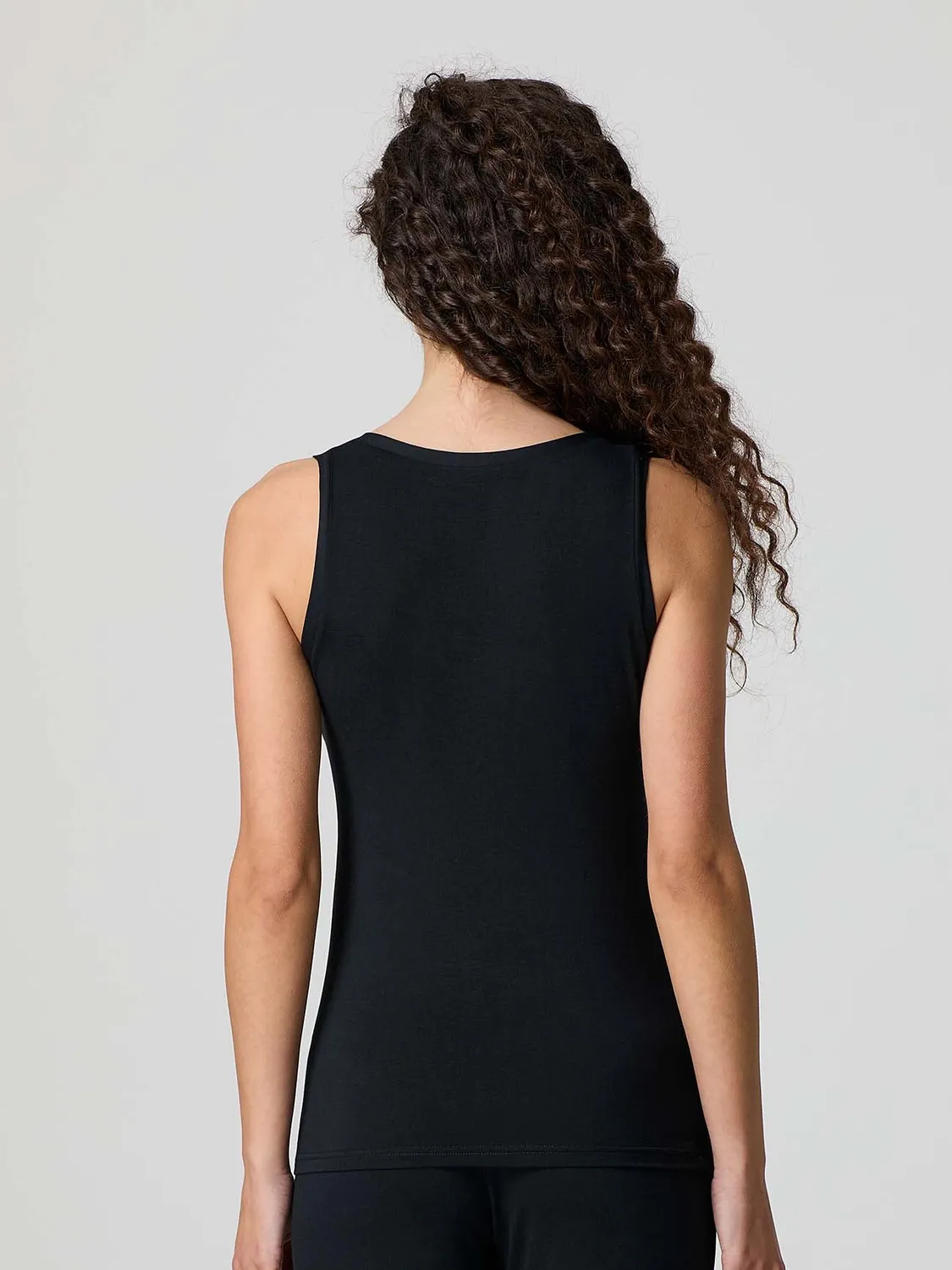 Jadea 3187 Canotta Relax Micromodal Cotone Nero