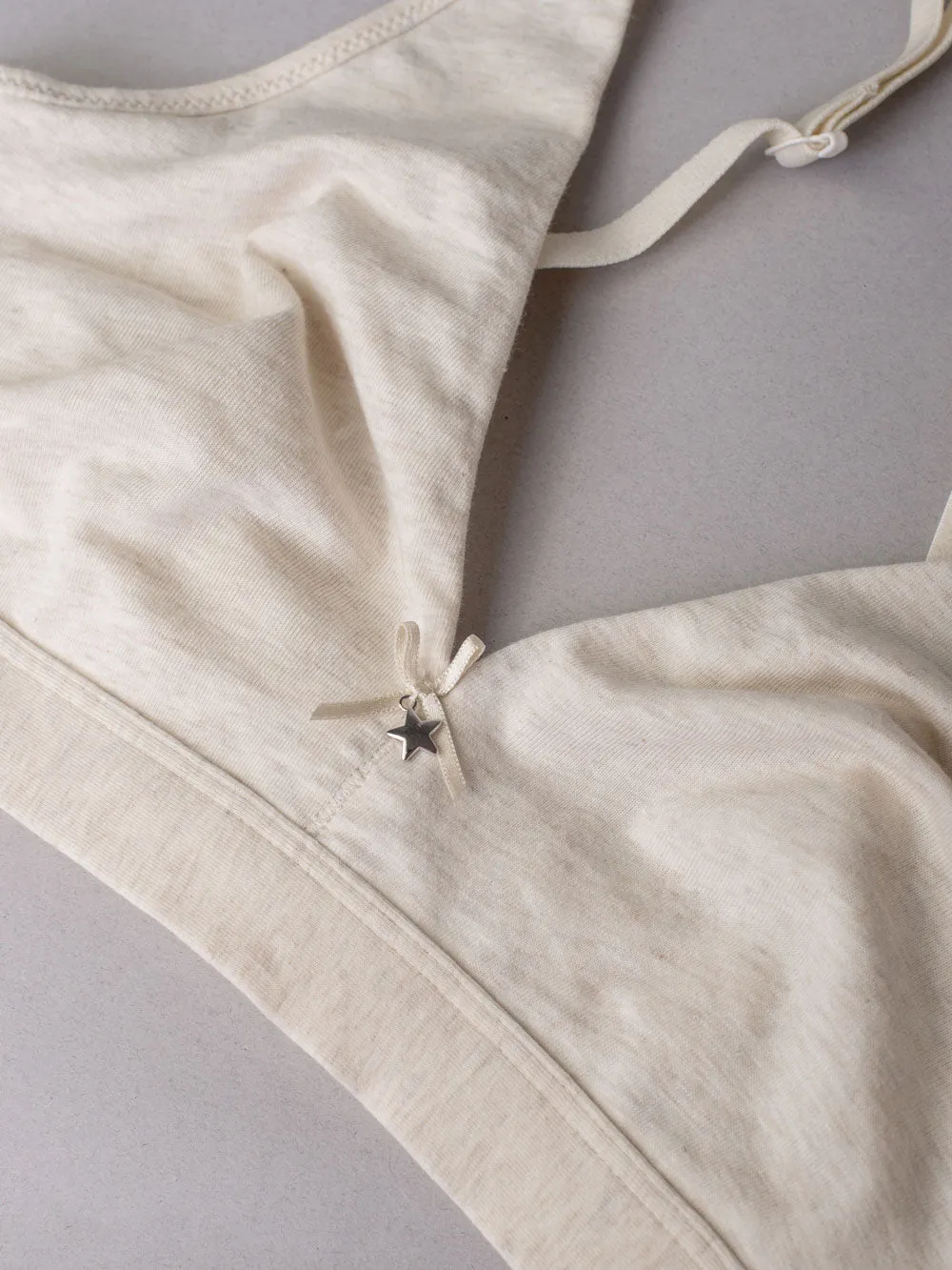 SièLei Natural Cotton 1454 triangolo cotone bio ecru senza ferretto