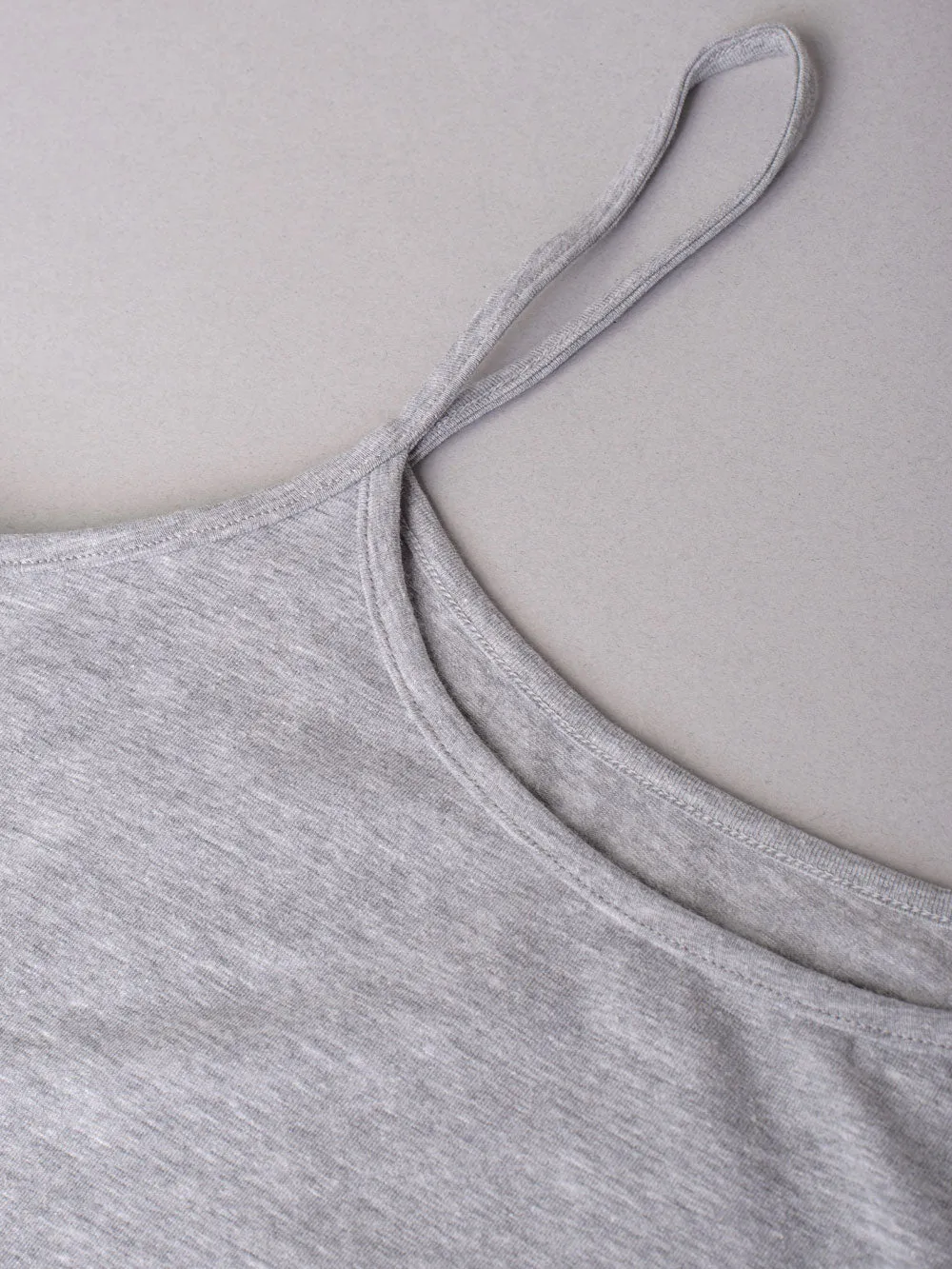 Si'èLei Natural Cotton 1432 canotta grigio cotone bio