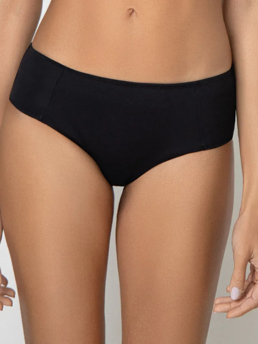 Si'èLei Plus 2545 slip donna nero microfibra