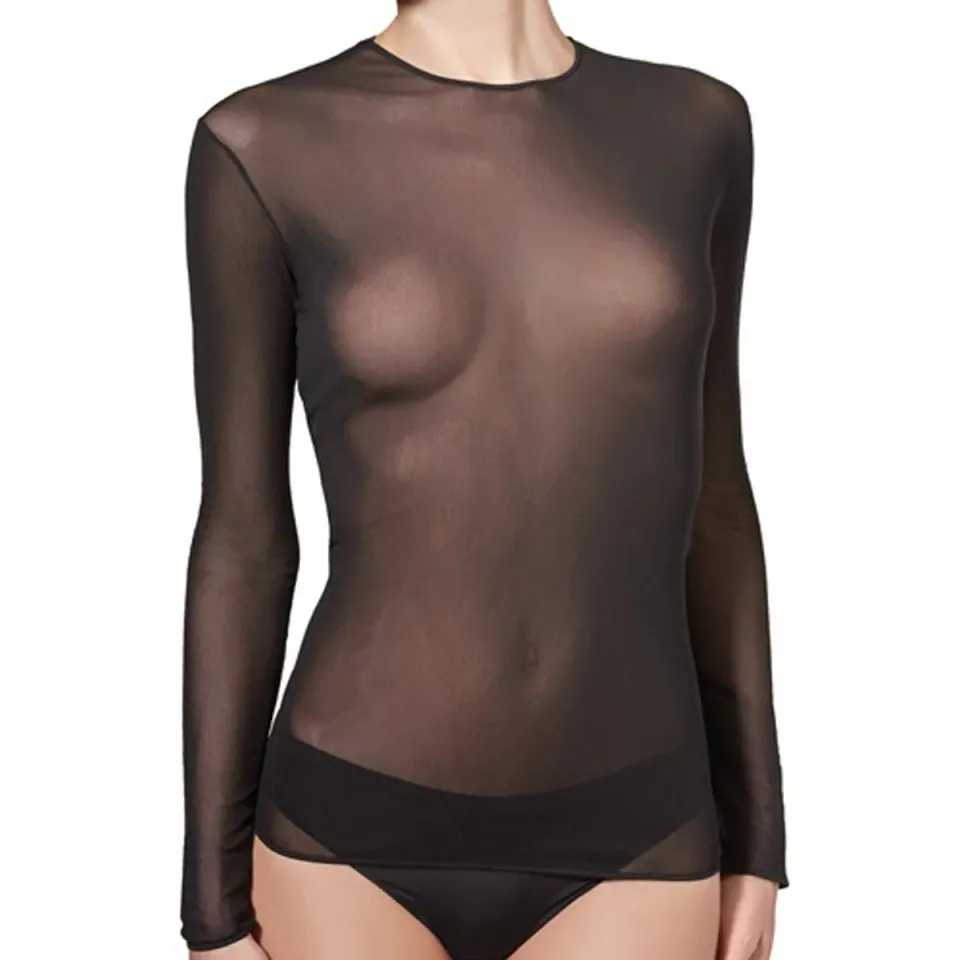 Janira Denis maglia intima tulle manica lunga