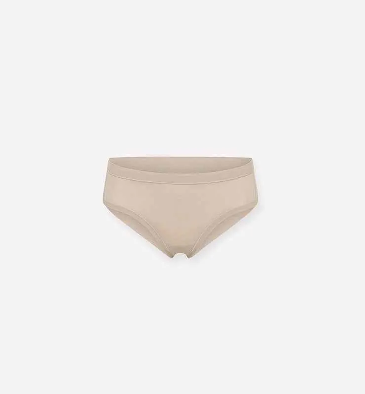 Casagin Slip midi taglio laser Tencel senza cuciture Nero