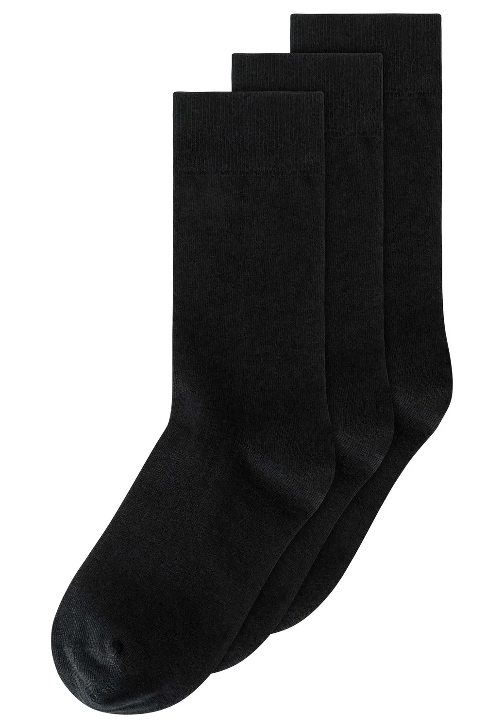 Casagin Calzini Basic Cotone Biologico 3 Paia Nero
