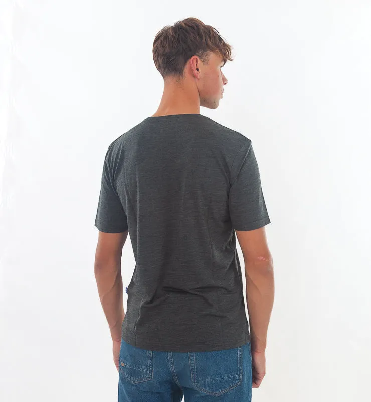 Casagin t-shirt uomo lana merino seta termoregolante