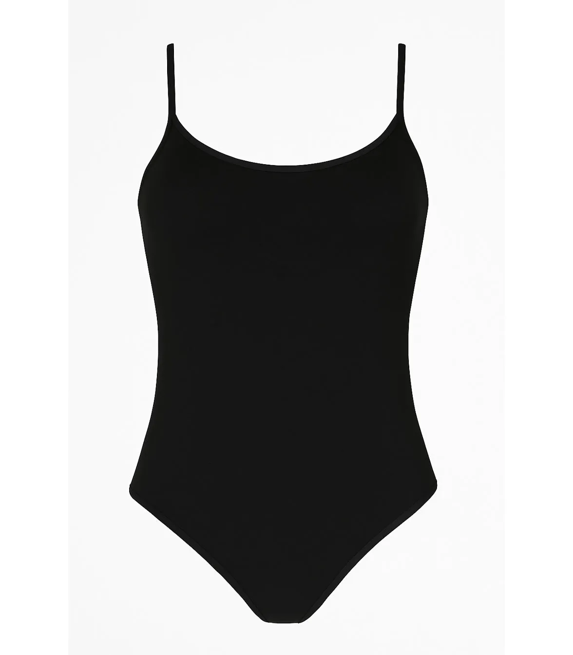 Rossoporpora Body Spalla Stretta Cotone Bielastico Nero