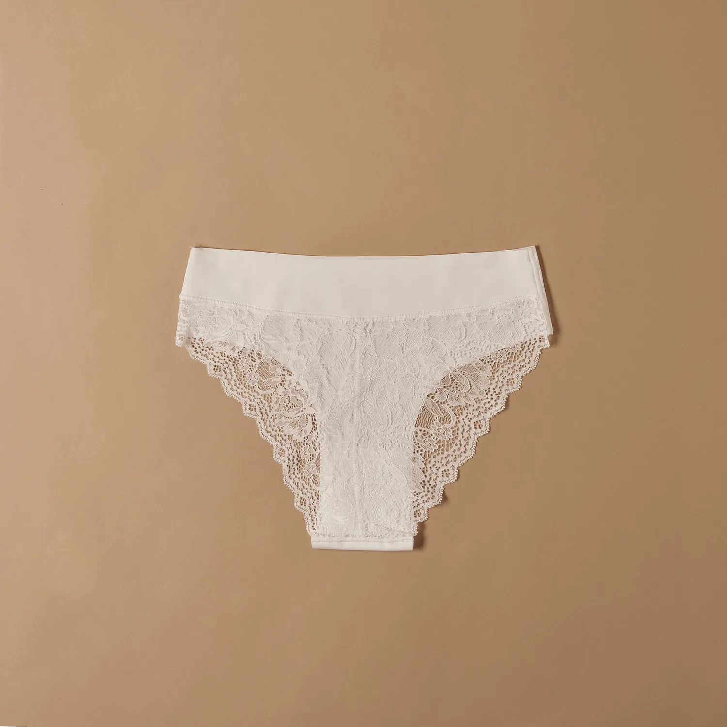 Jadea 8014 Slip Taglio Laser Cotone Pizzo Dietro