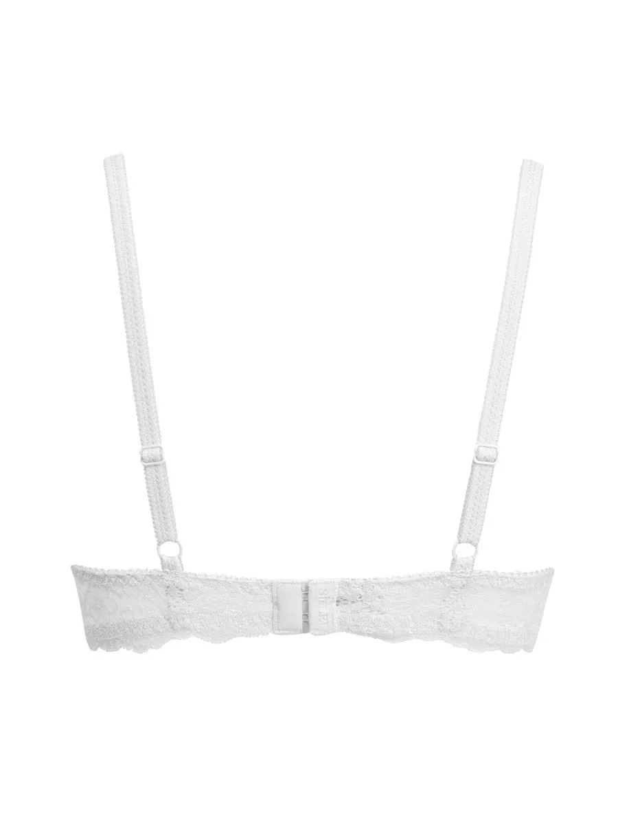 Si'èLei Allure 2676 reggiseno bianco coppe graduate pizzo
