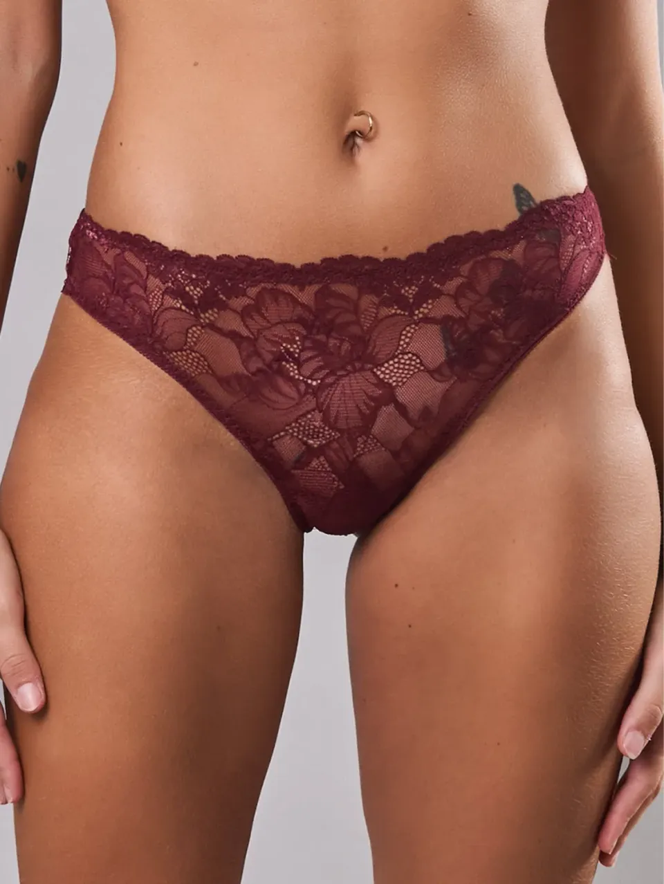 Si'èLei Only Lace 8035 slip pizzo melograno