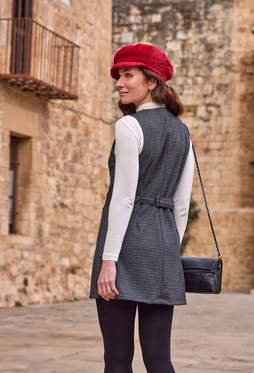 Janira Glam Tweed canotta lunga calda