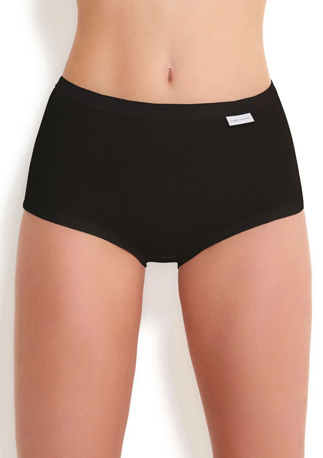 Rossoporpora Modal culotte donna nero elasticizzata