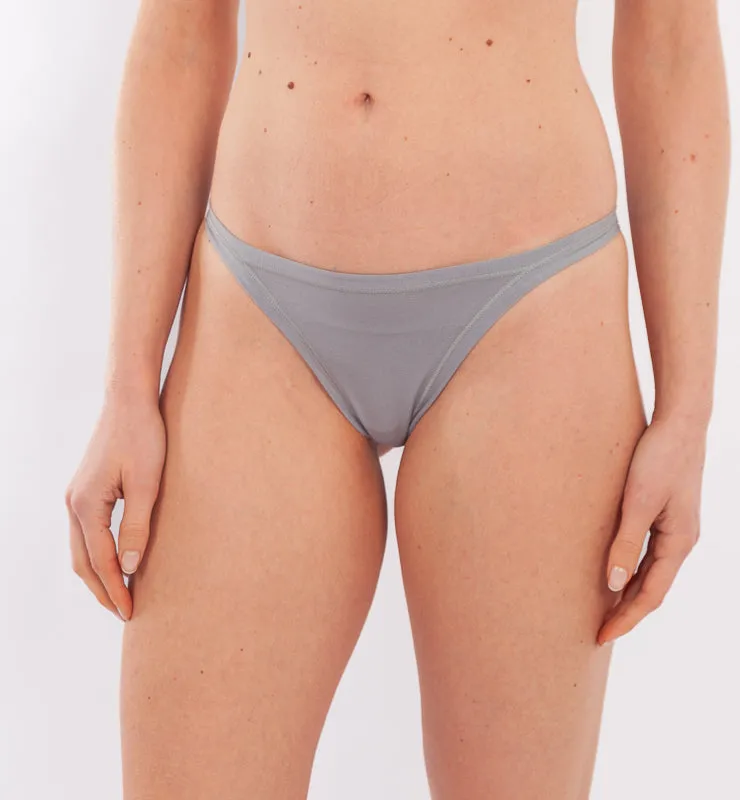 Casagin Tencel slip tanga bianco 2a traspirante