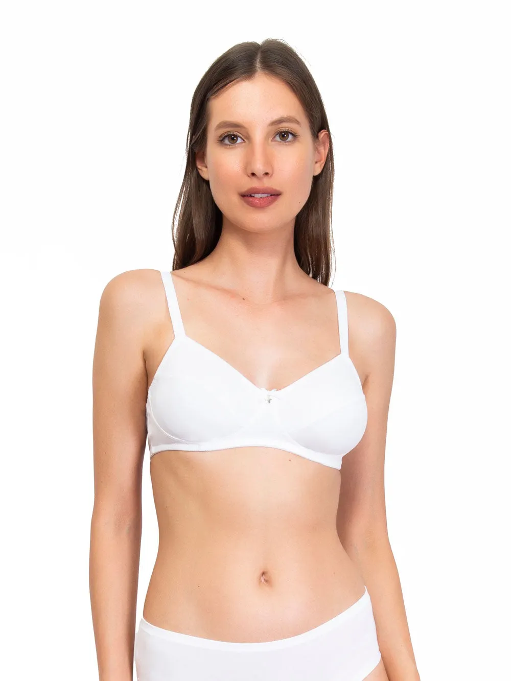 Si'èLei Natural Cotton 1440 reggiseno bianco cotone bio
