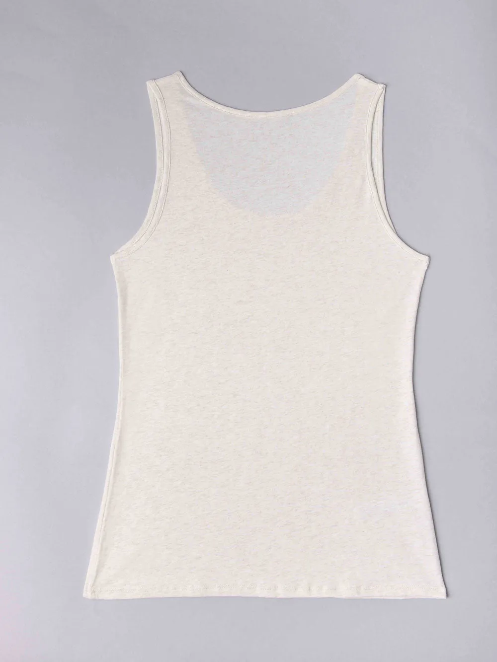 SièLei Natural Cotton 1438 canotta ecru melange cotone bio