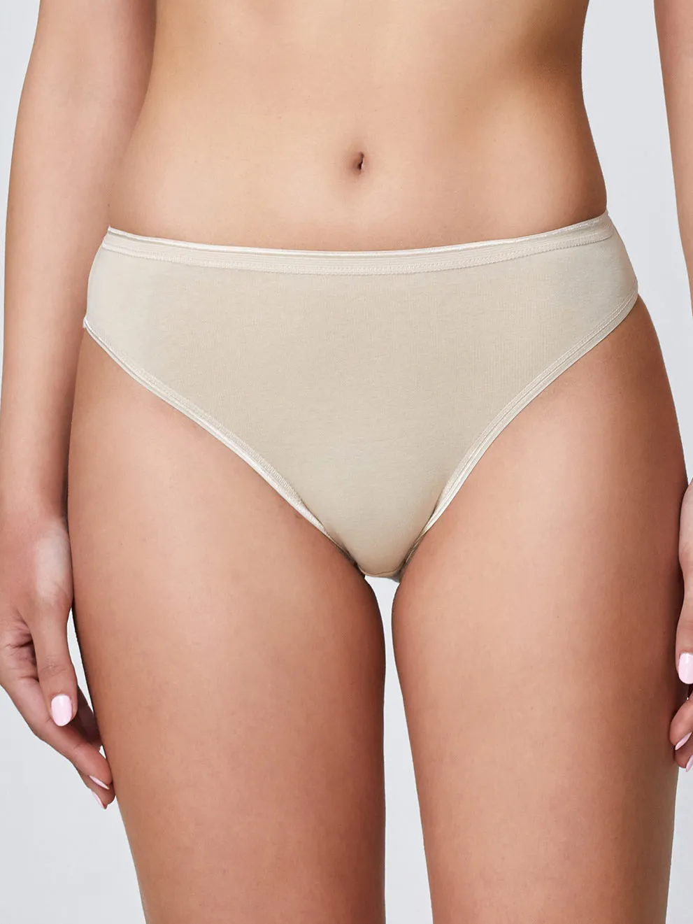 Jadea 7001 Slip Cotone Elasticizzato 3 Pezzi Comfort