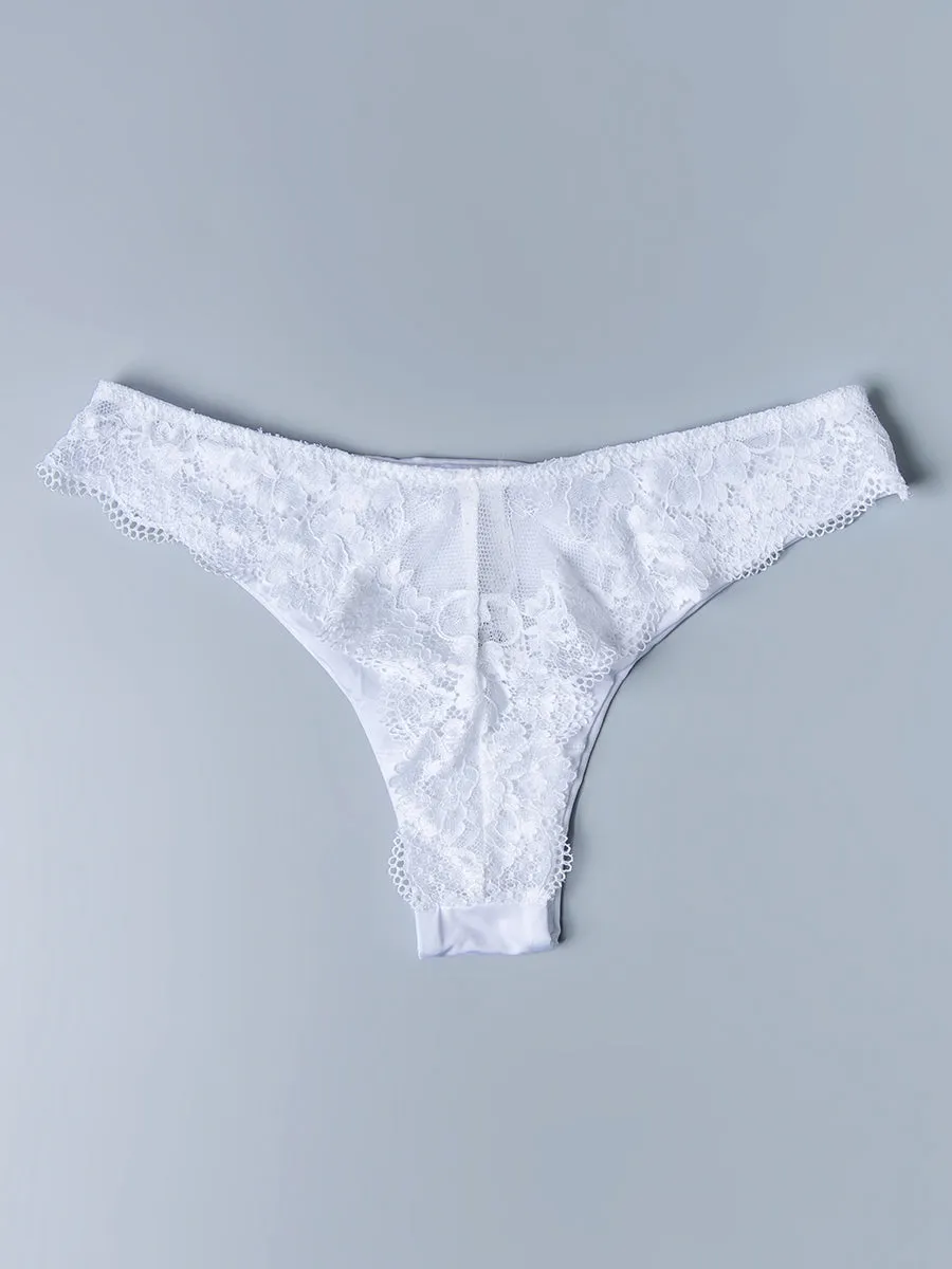 Si'èLei Wonder Lace 2447 slip brasiliana bianca