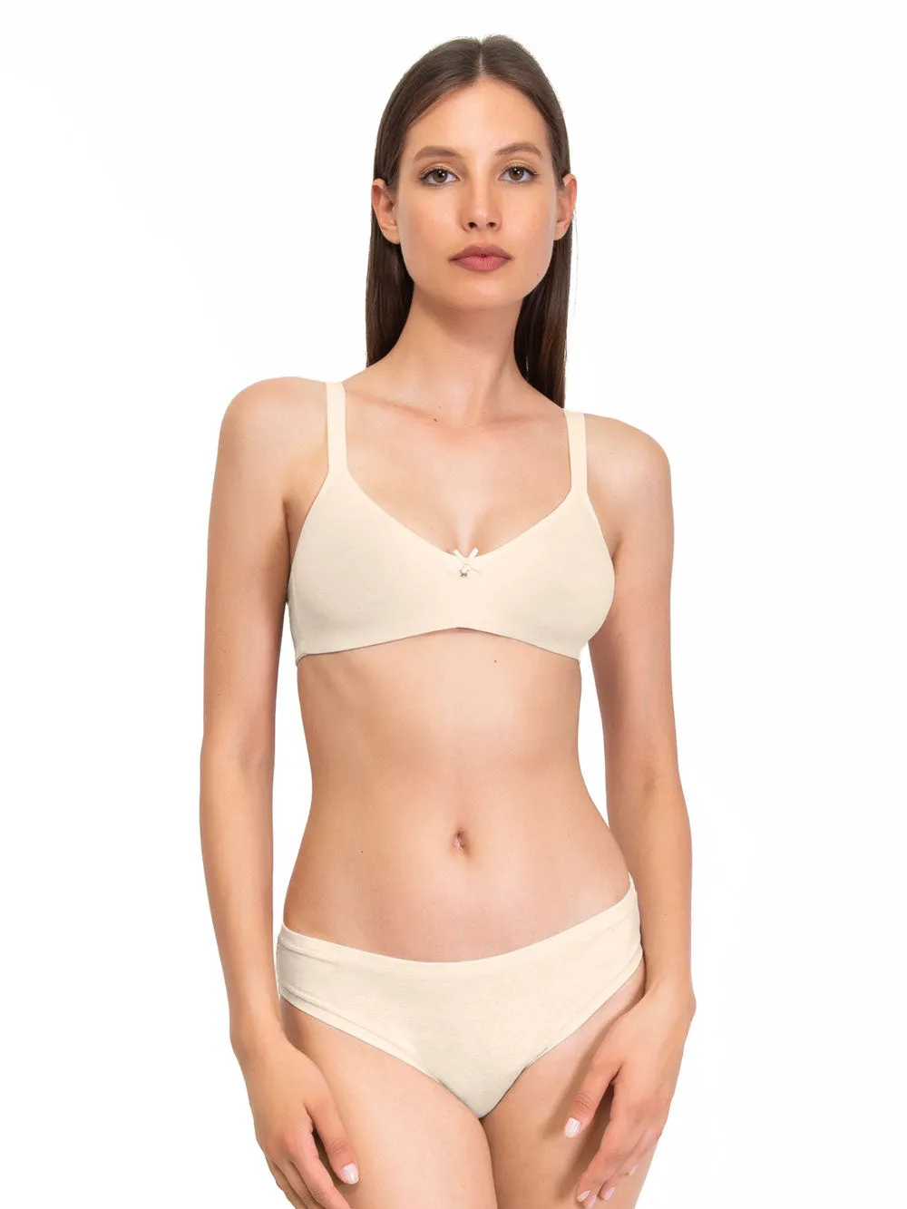 Si'èLei Natural Cotton 1450 reggiseno cotone bio ecrù
