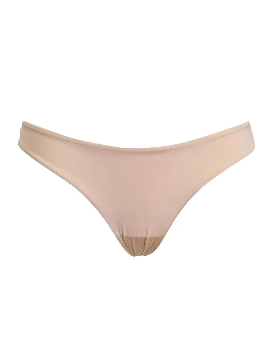 SièLei 2685 slip cipria microfibra e pizzo