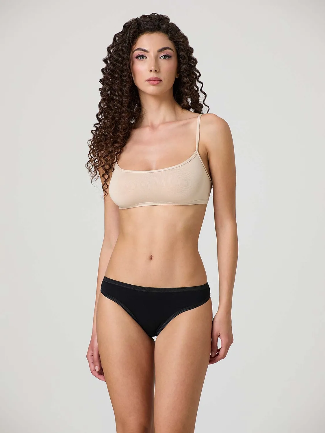 Jadea Basic 01 slip donna vita bassa cotone elasticizzato