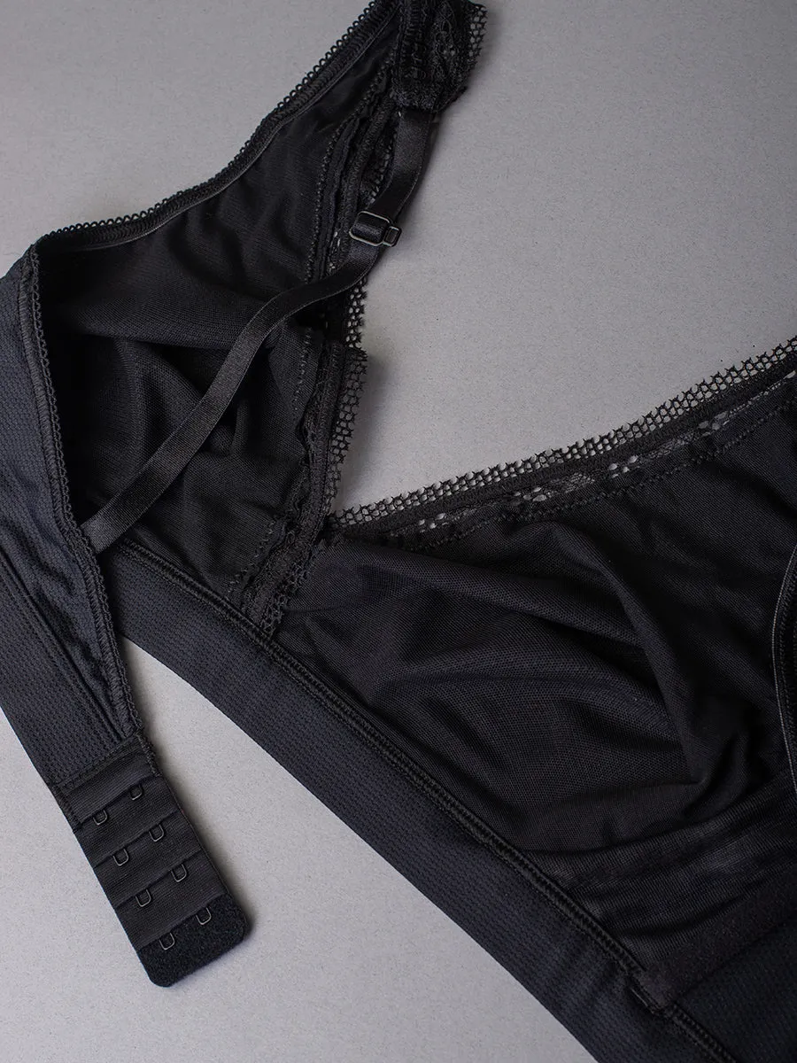 Si'èLei Darling 1886 reggiseno nero jacquard