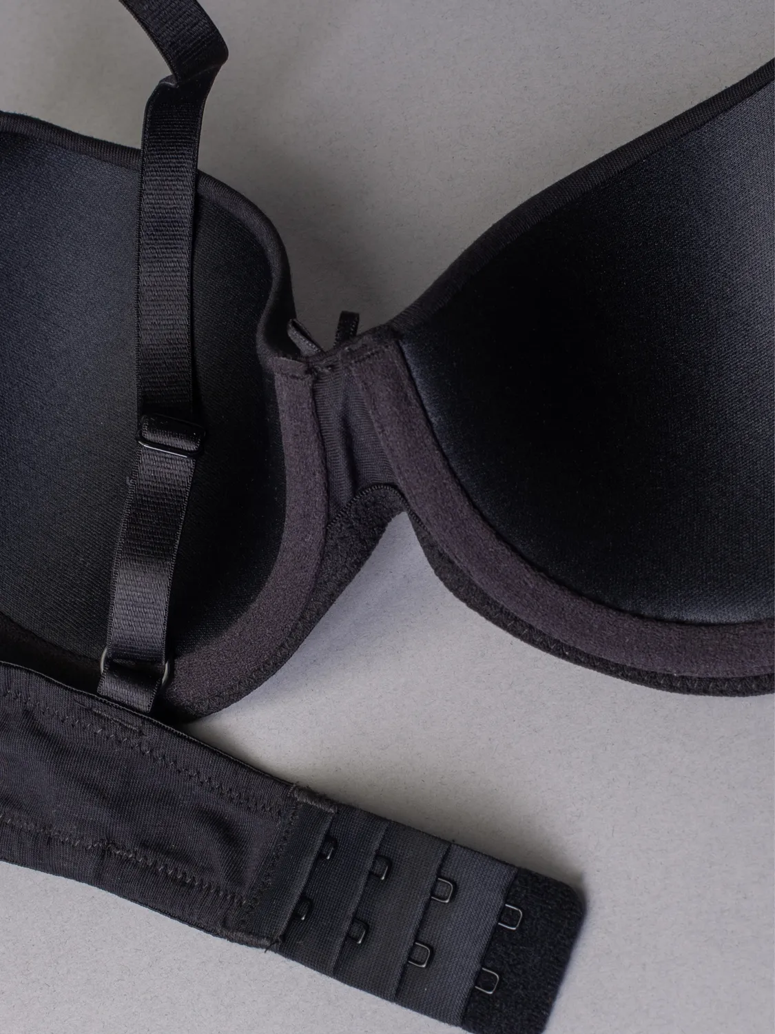 Si'èLei 1428 reggiseno cotone bio nero imbottito