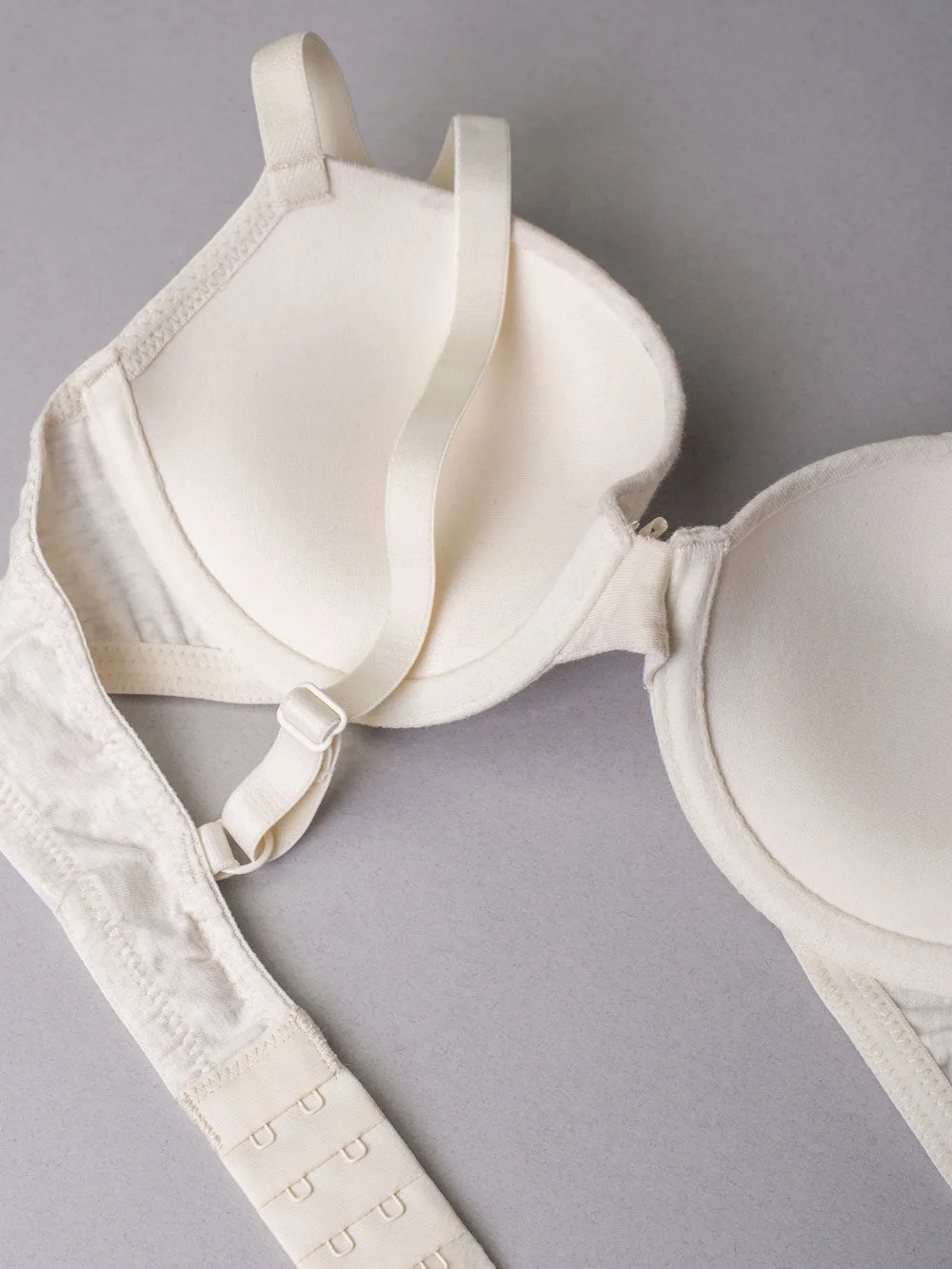 Si'èLei Natural Cotton 1444 reggiseno push-up ecru melange